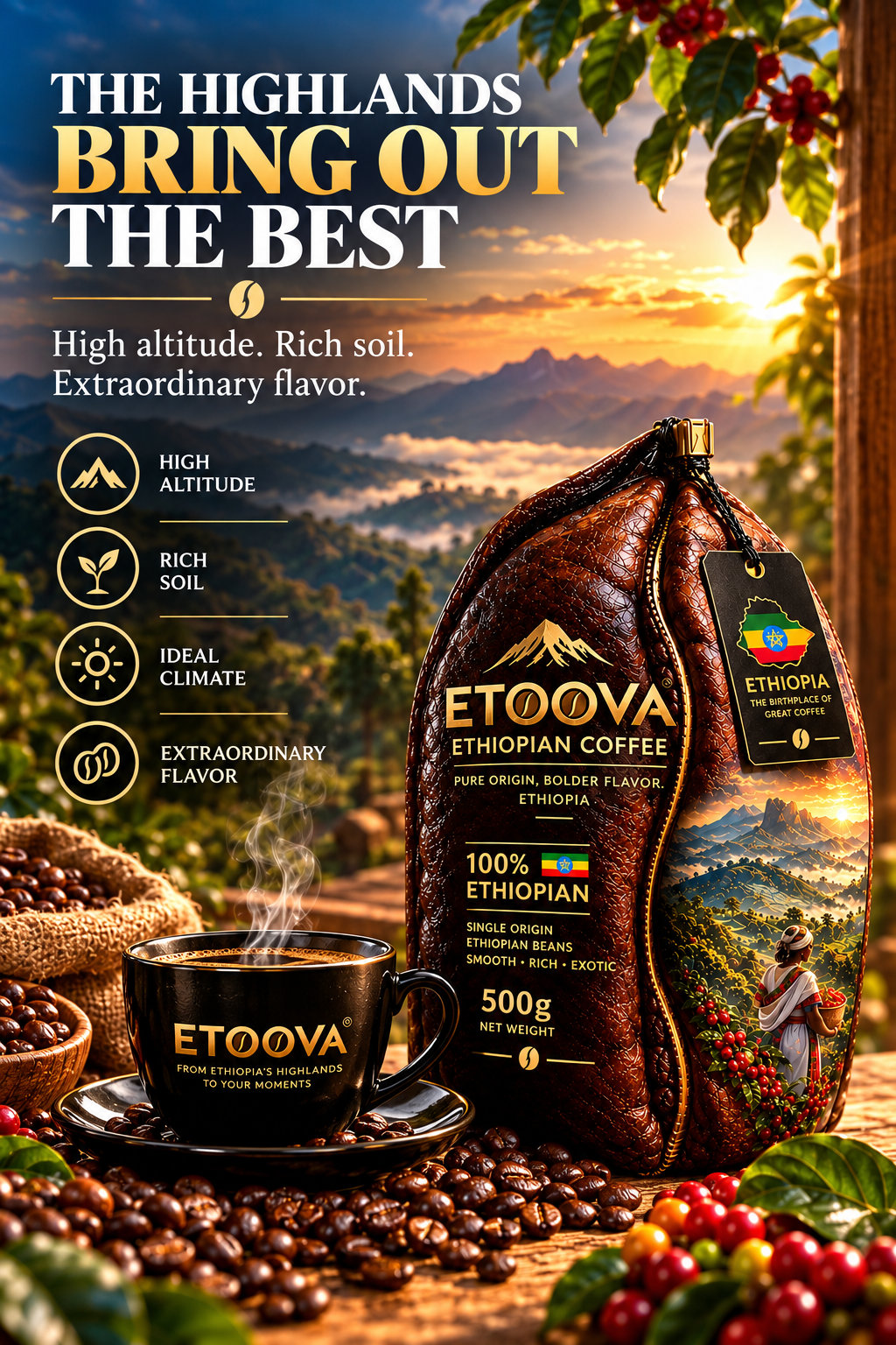ETOOVA ETHIOPIAN COFFEE
